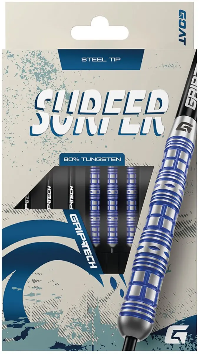 Goat Surfer Dartpijlen 3 Stuks - Blauw/Zilver