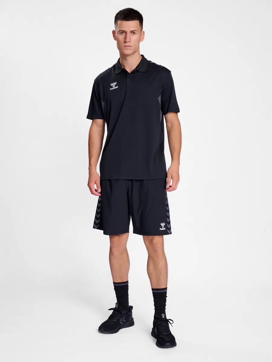 Hummel Authentic Korte Mouw Poloshirt - Zwart XL - afbeelding 6 van 6