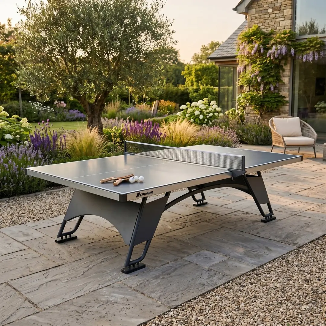 Cougar Tafeltennistafel Premium 2800 Outdoor 8ft - Grijs