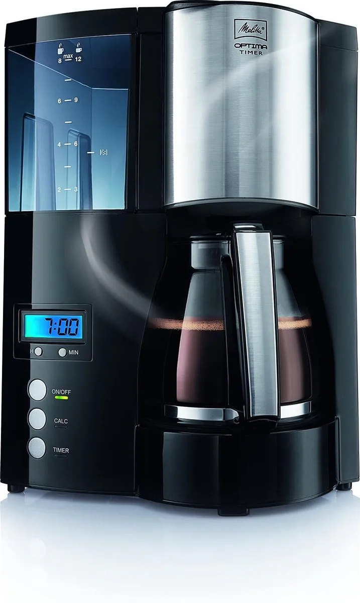 Melitta Optima Timer OPTIMATIMER Filterkoffiezetapparaat - 5 Kopjes - 850W - Zwart