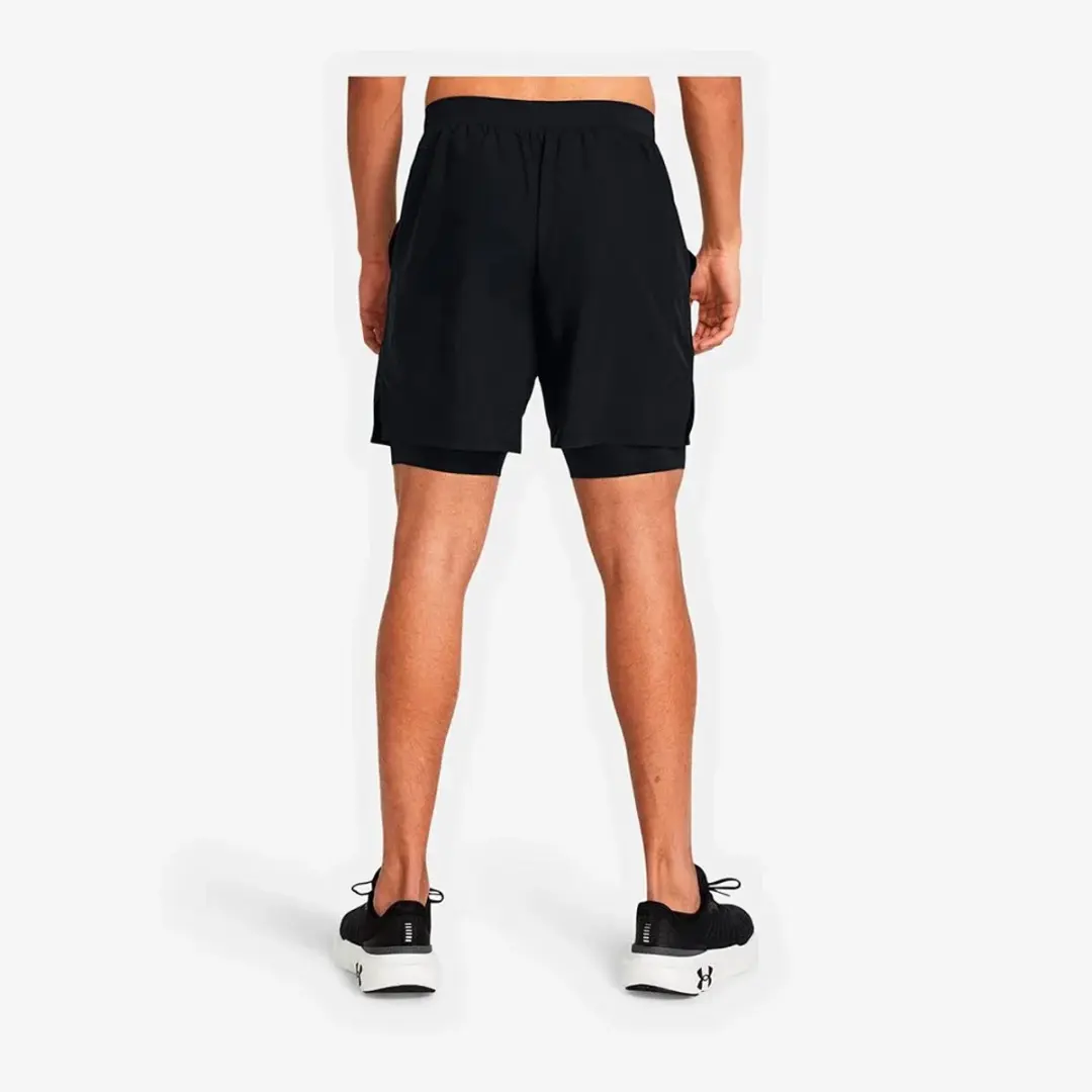 Under Armour UA Launch 7" 2-in-1 Short - XS - Zwart