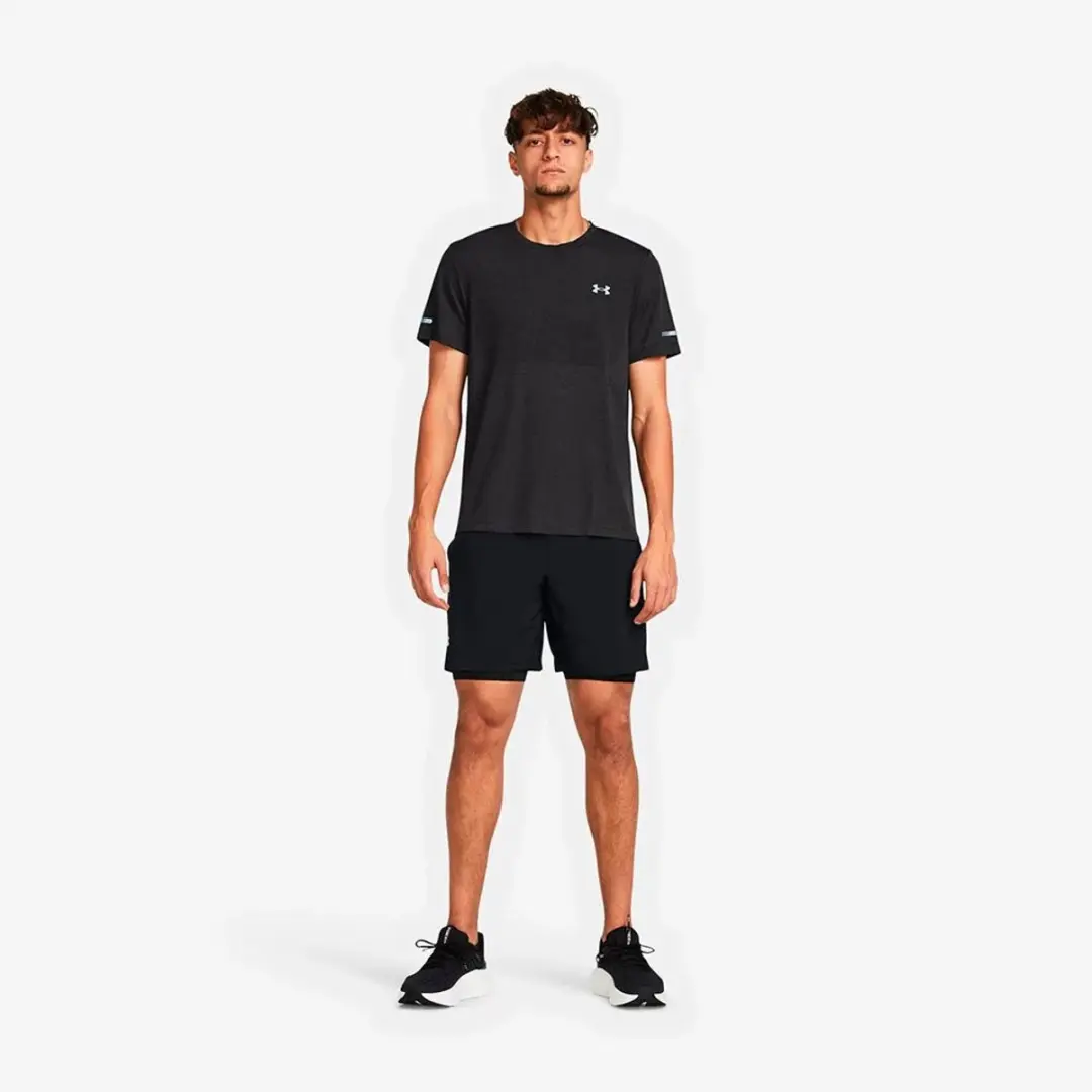 Under Armour UA Launch 7" 2-in-1 Short - XS - Zwart