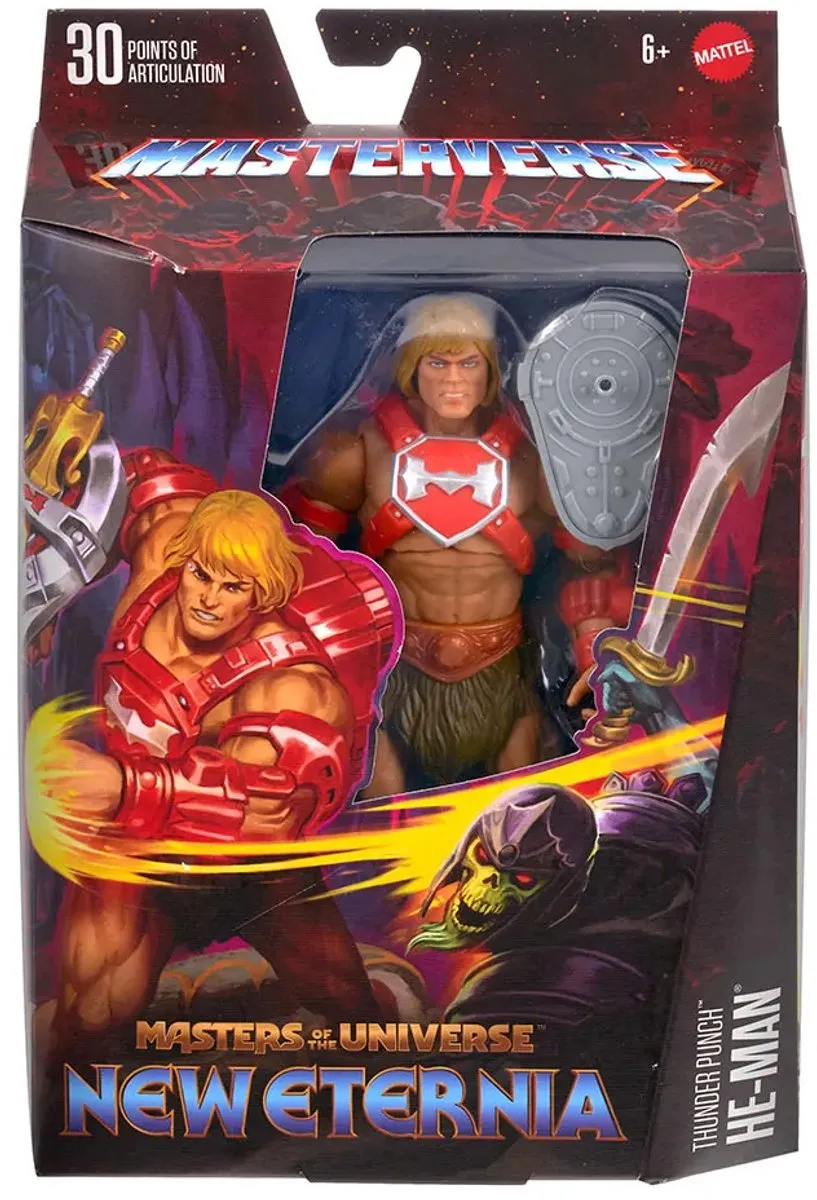Mattel Masters of the Universe Thunder Punch He-Man Action Figuur 18cm - Multi