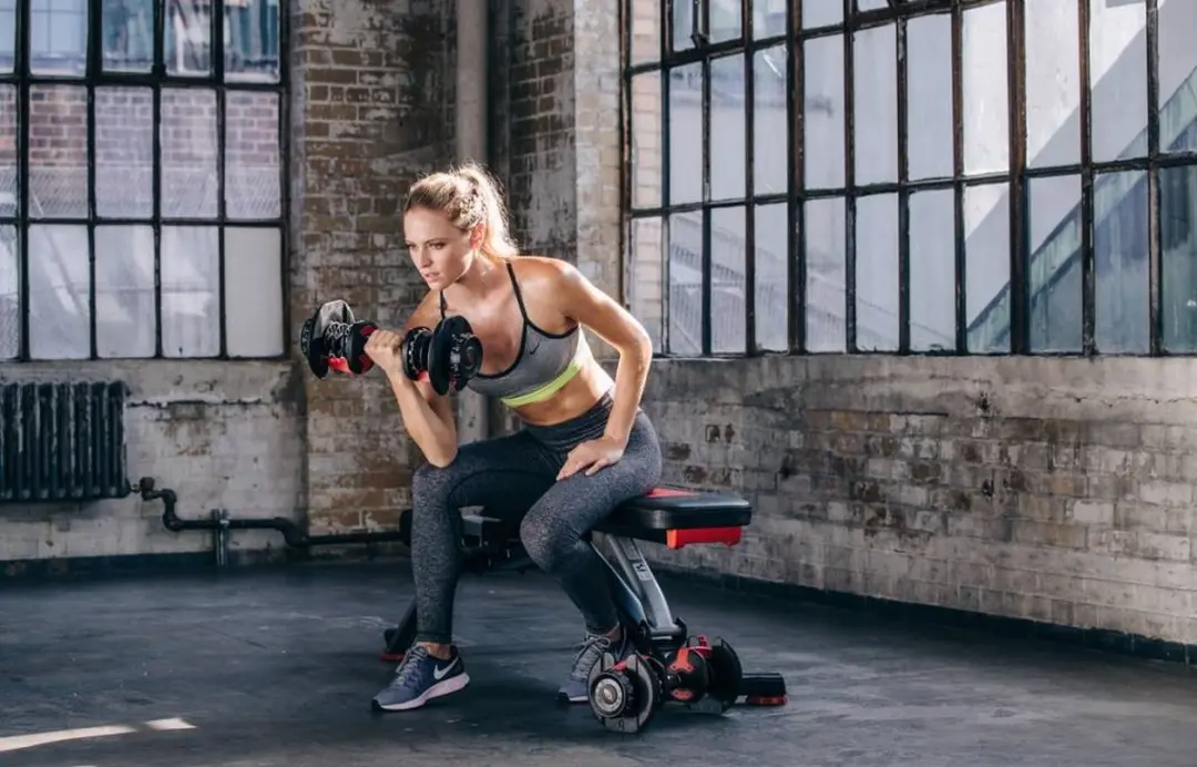Bowflex 5.1S SelectTech Fitnessbank - 272 kg - Zwart/Rood