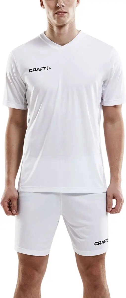 Craft Squad Jersey Solid - XL - Wit/Zwart