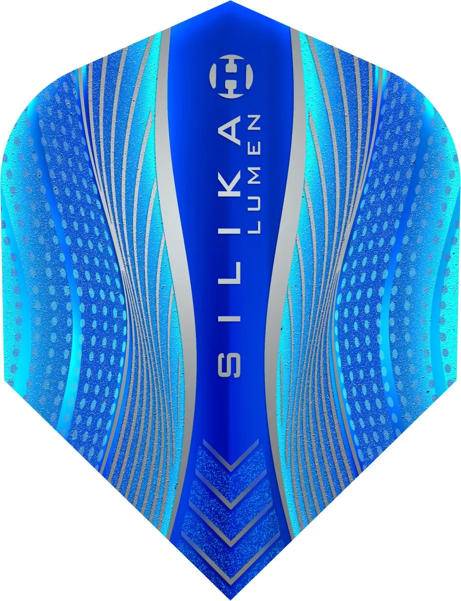Harrows Silika Lumen Dartflights Blauw
