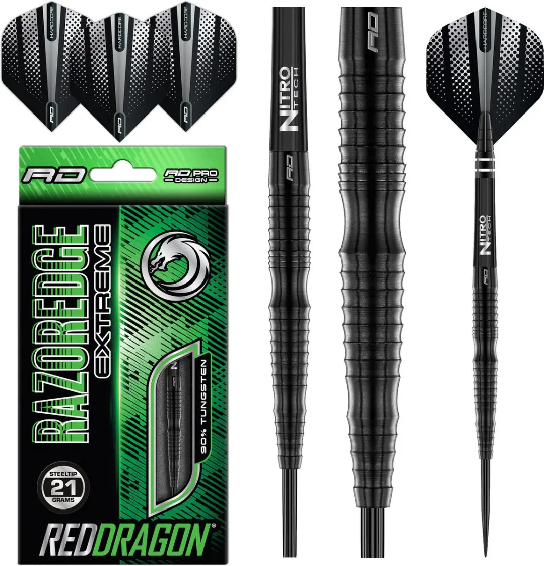 Red Dragon Razor Edge Extreme Dartpijlen 3 Stuks