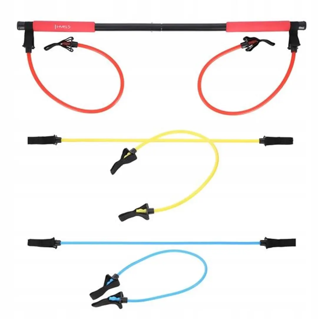 HMS DC31 Pilates Trainingstang - Multicolor - 6 Stuks
