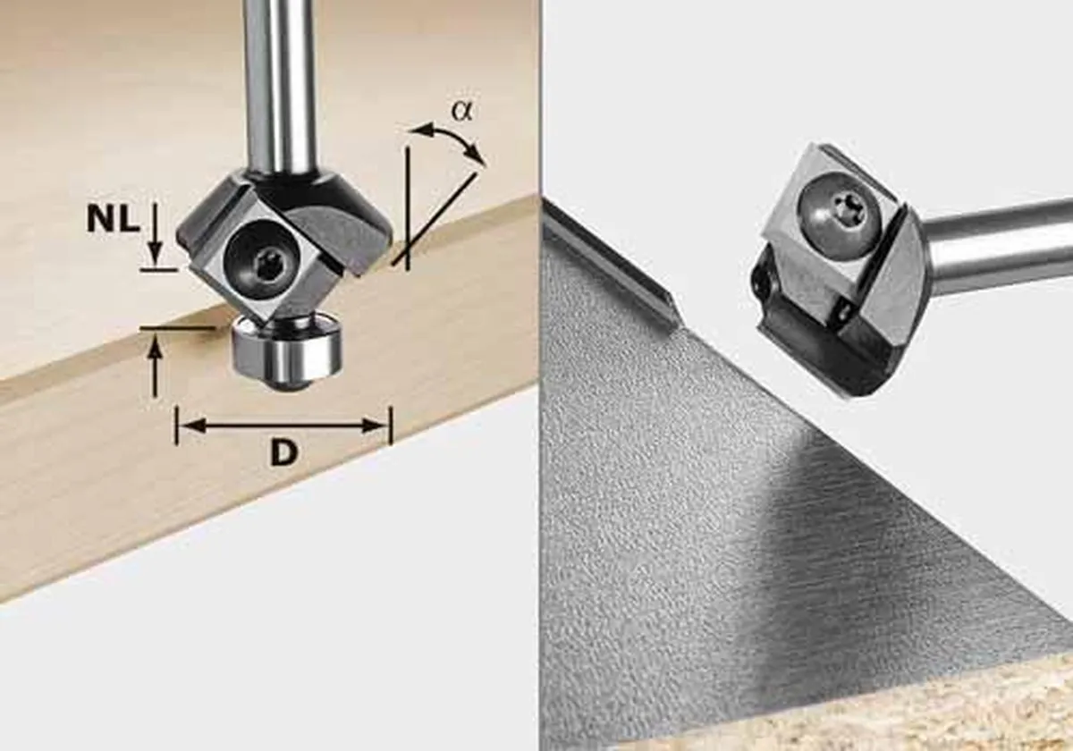 Festool S8 HW 45° Keermes-fasefrees D27