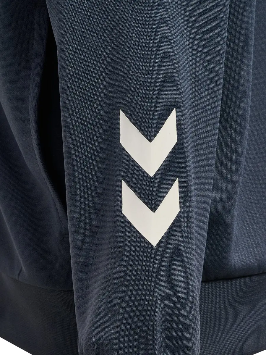 Hummel HMLJR Reg Poly Block Zip Jacket - Ombre Blue
