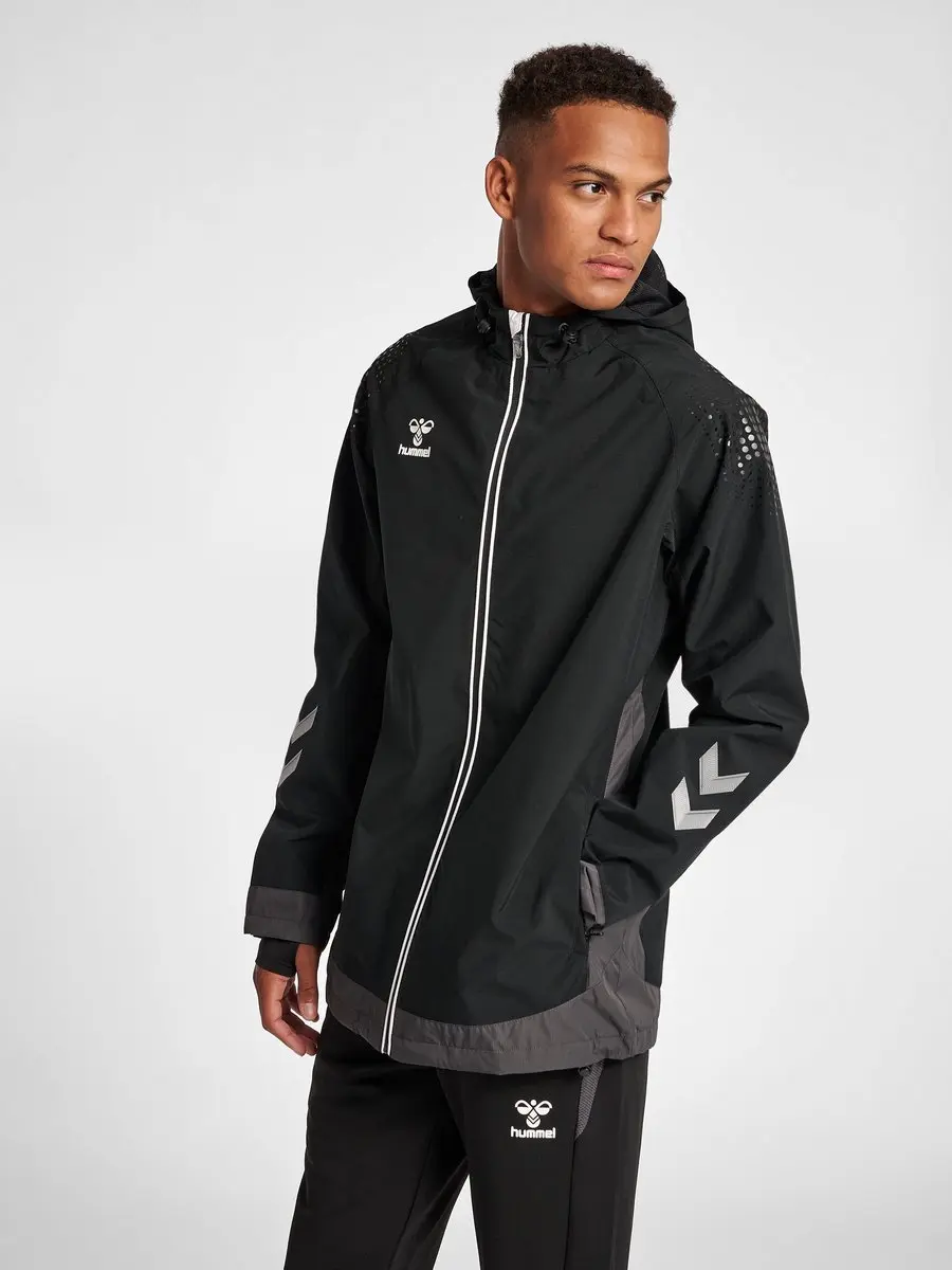 Hummel Lead All Weather Jas - Zwart S