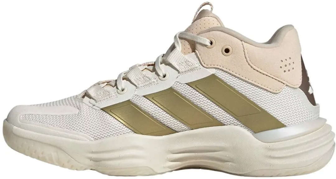 Adidas Court Stabil Indoor Sportschoenen - 39 1/3 - Beige/Goud
