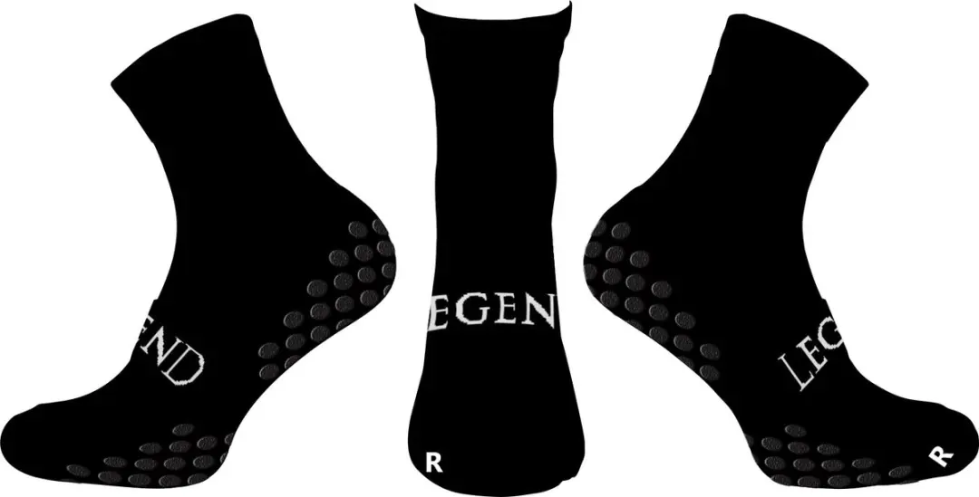 Legend Antislip Sportsokken Compressie Zwart