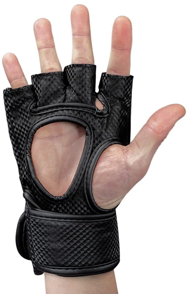 Gorilla Wear Berea MMA Handschoenen - Zwart/Wit L/XL - afbeelding 6 van 6