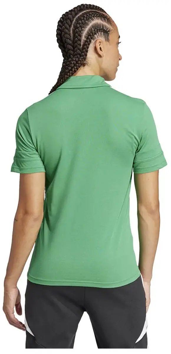 Adidas Squadra 25 Poloshirt - Vrouw L - Groen/Wit