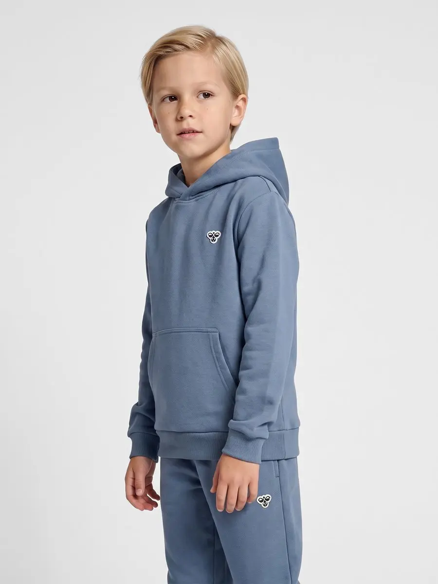 Hummel HMLJR Loose Hoodie - 104 - Flint Stone
