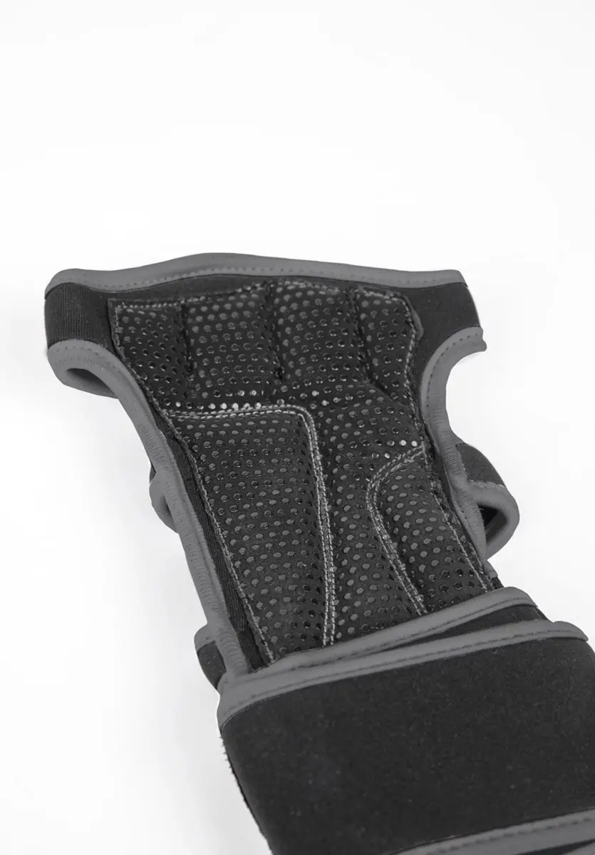 Gorilla Wear Yuma Krachtsport Handschoenen - Zwart/Grijs S