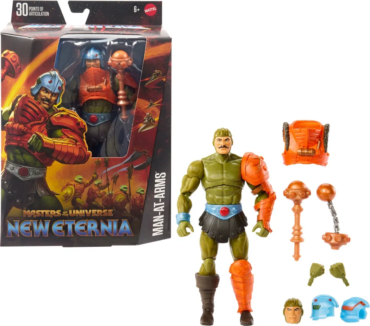 Mattel Masters of the Universe Man-At-Arms Action Figuur 18cm - Multi