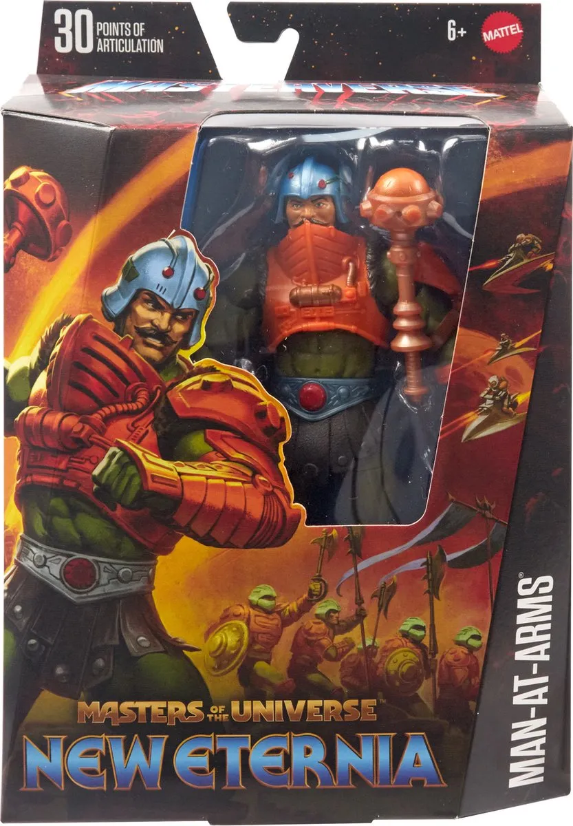 Mattel Masters of the Universe Man-At-Arms Action Figuur 18cm - Multi