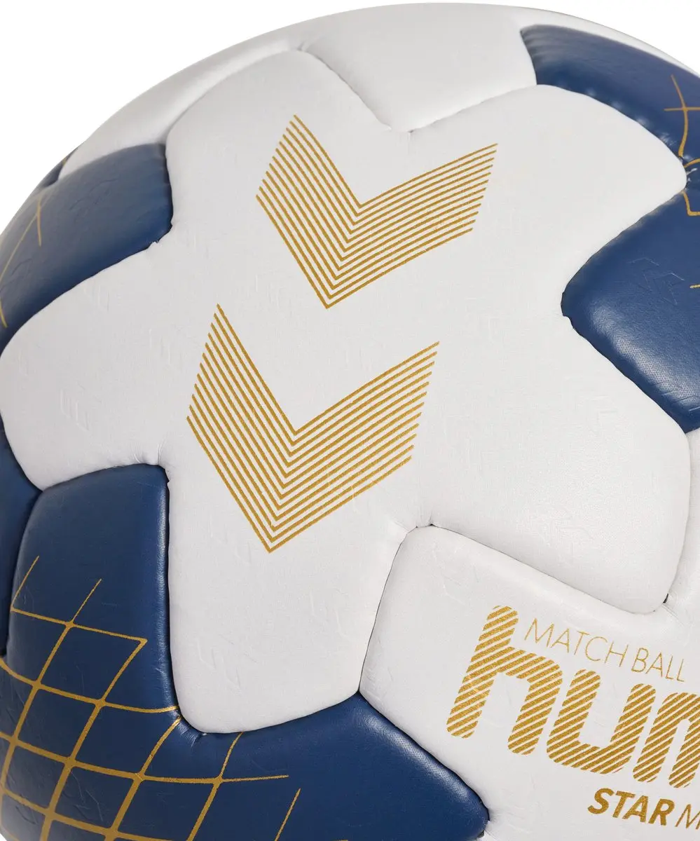Hummel Hmlstar Match Hb 229171 Handbal - Off White/Marine/Silver - afbeelding 6 van 6