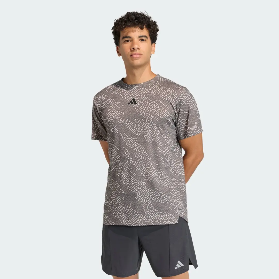 Adidas Performance D4t Primelift AOP T-shirt - Bruin