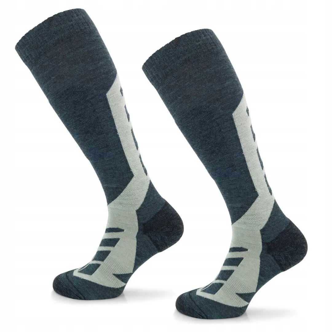 Comodo SKI4 Merino Sokken 43-46 - Donkergroen