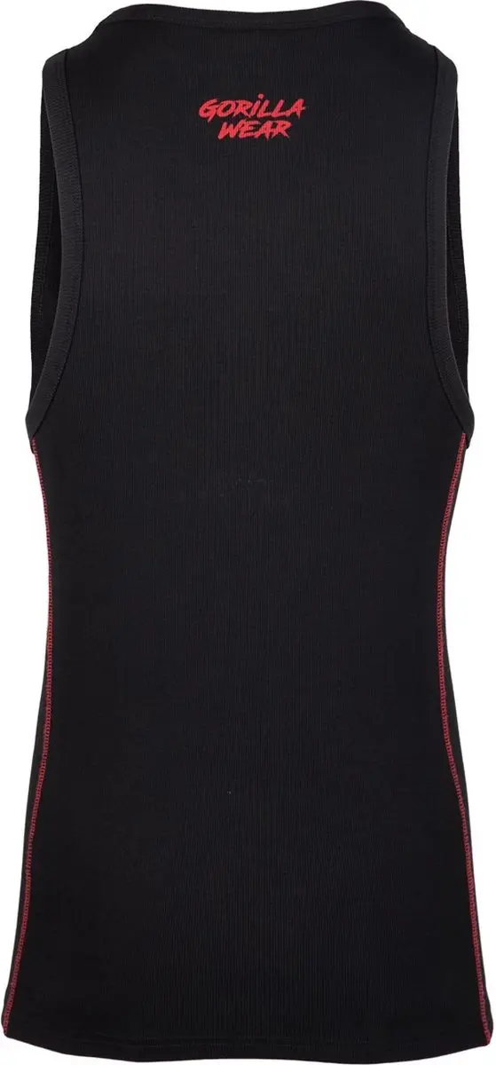 Gorilla Wear Monterey Tanktop - Zwart/Rood