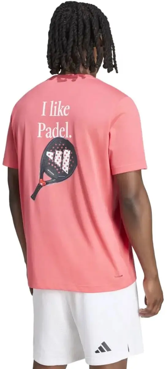 Adidas Padel Cat T-shirt - Roze XL