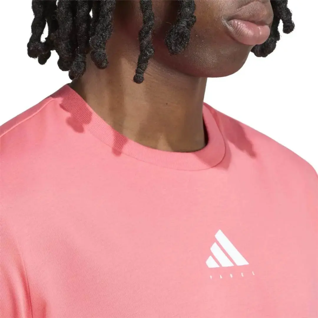 Adidas Padel Cat T-shirt - Roze XL