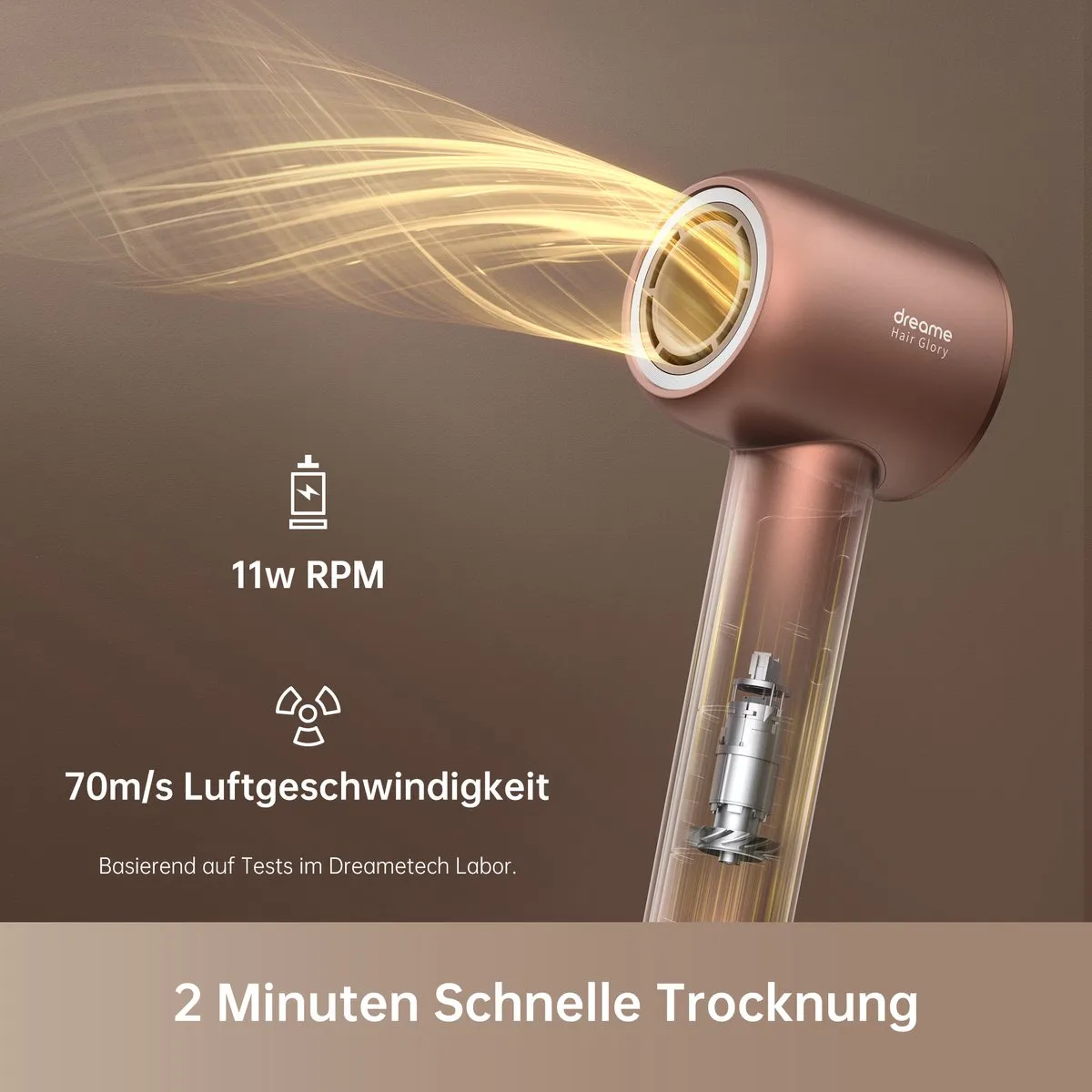 Dreame Glory Haardroger - 1400W - Rose
