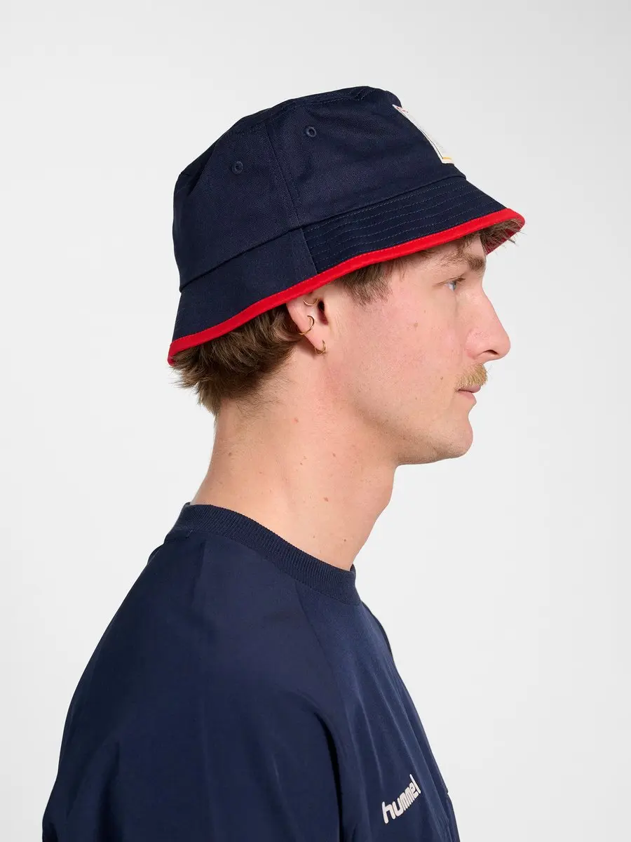 Hummel HMLWORLD 26 Bucket Hat - Donkerblauw - afbeelding 6 van 6