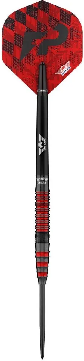 Bull's Florian Preis 90% Dartpijlen - 3 Stuks - Rood/Zwart