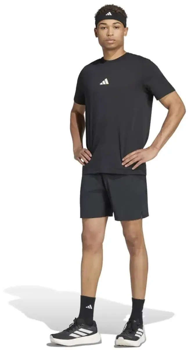 Adidas T-shirt US T M - Zwart