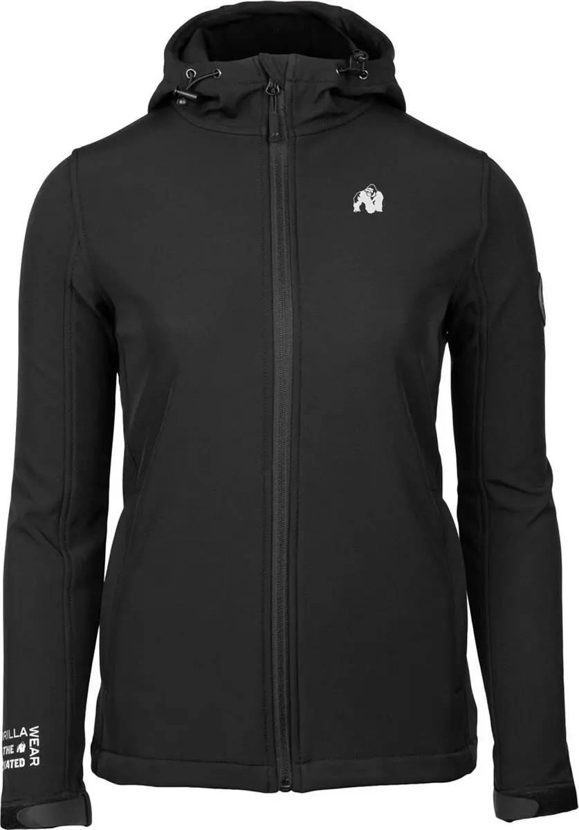 Gorilla Wear Mina Softshell Jas - Zwart XL - afbeelding 6 van 6