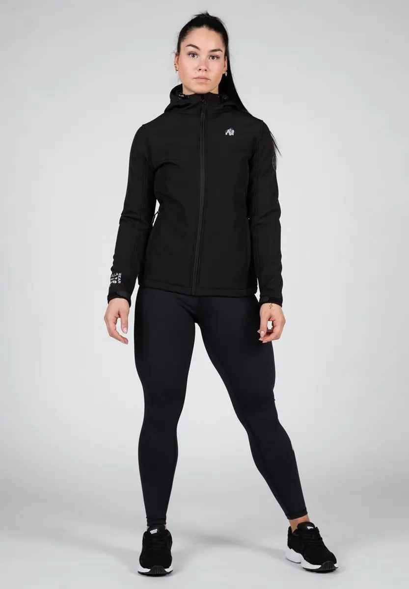 Gorilla Wear Mina Softshell Jas - Zwart XL