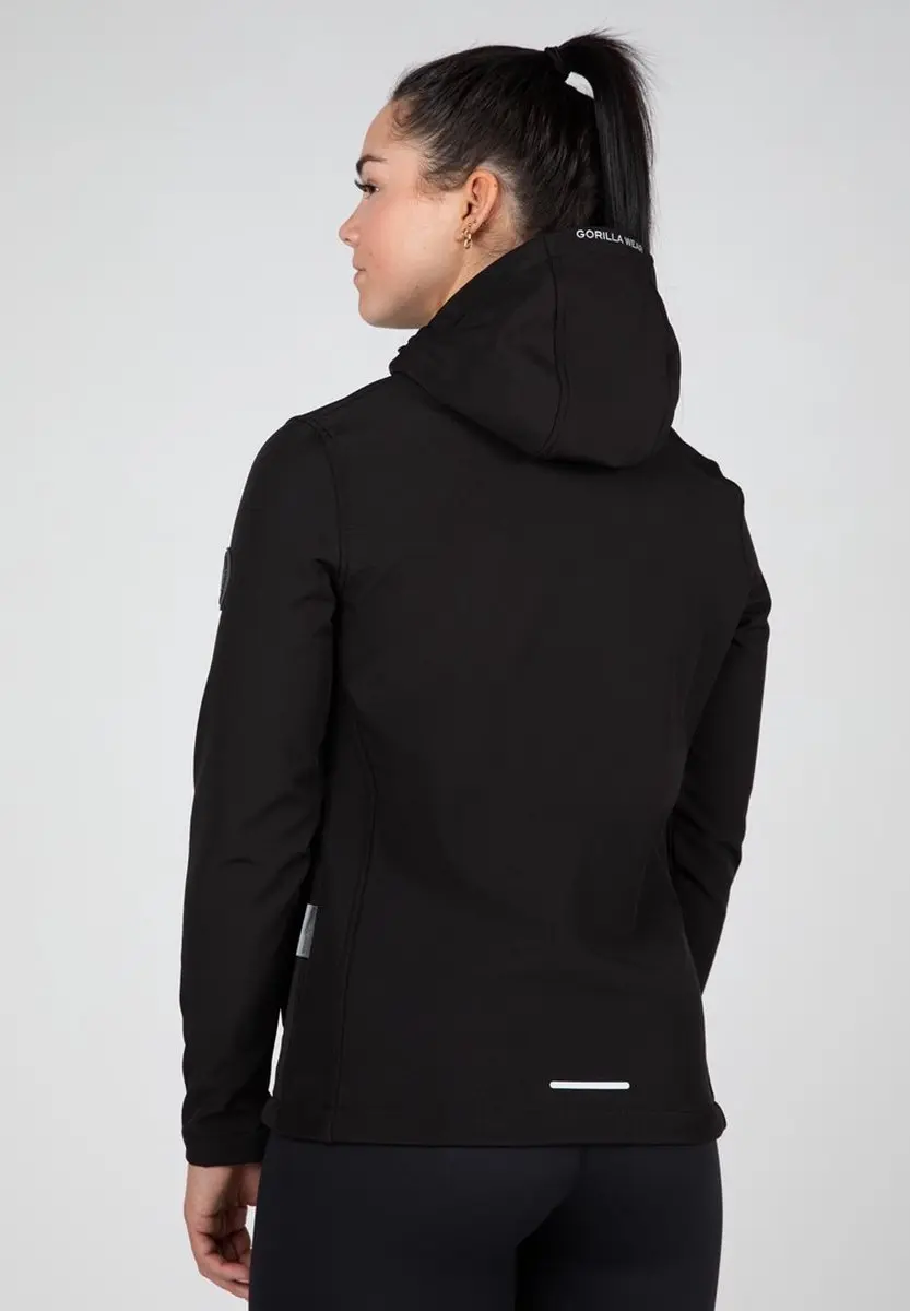 Gorilla Wear Mina Softshell Jas - Zwart XL