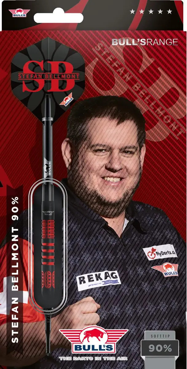 Bull's Stefan Bellmont 90% Soft Tip Darts - 3 Stuks