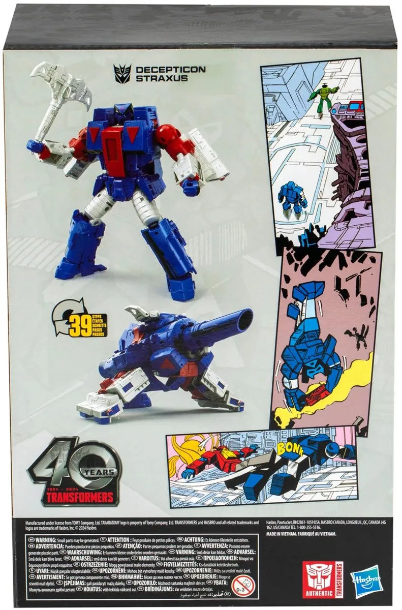 Hasbro Transformers Comic Edition Straxus - Multicolor