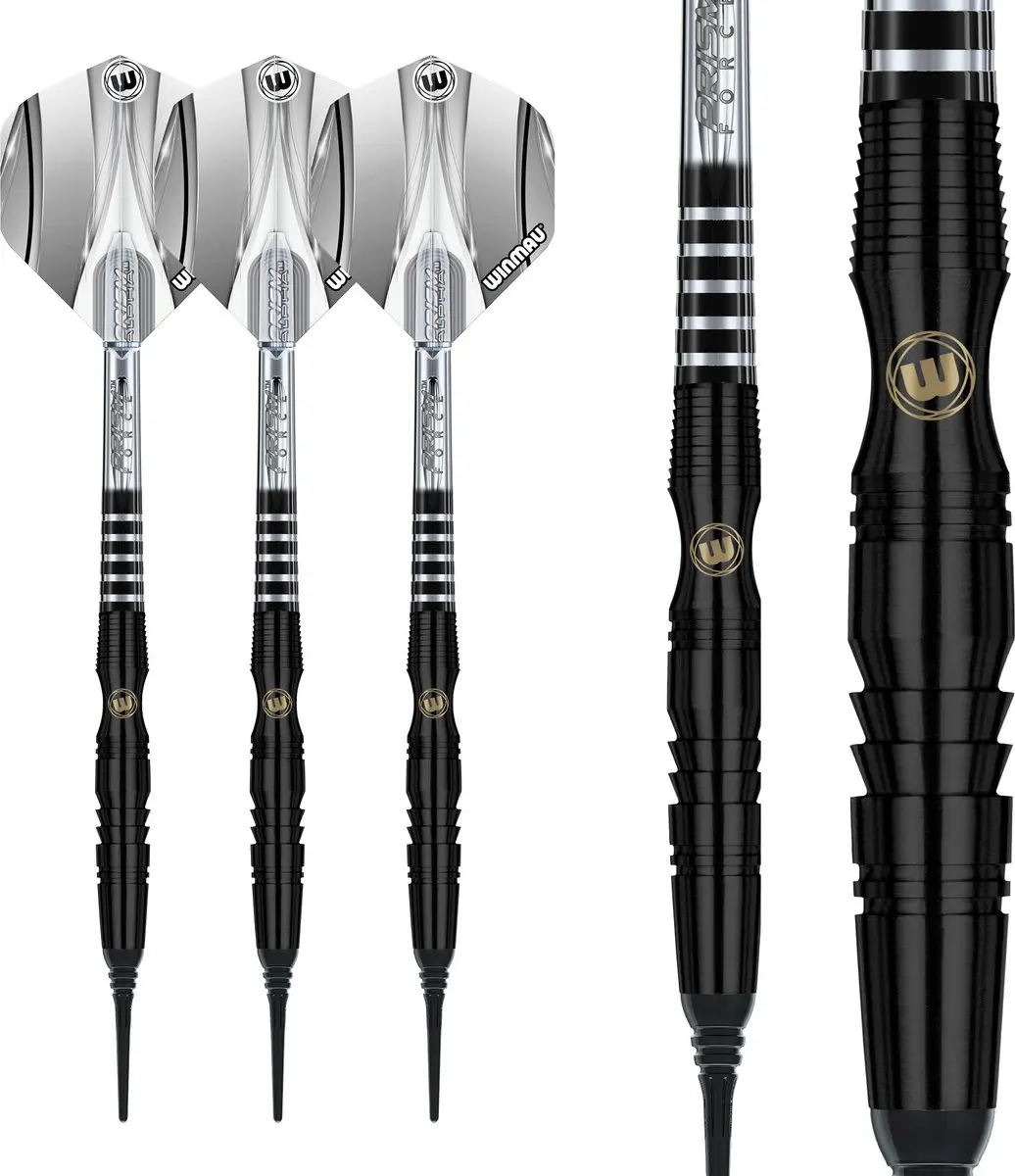 Winmau Sniper Black Soft Tip Darts - 3 Stuks