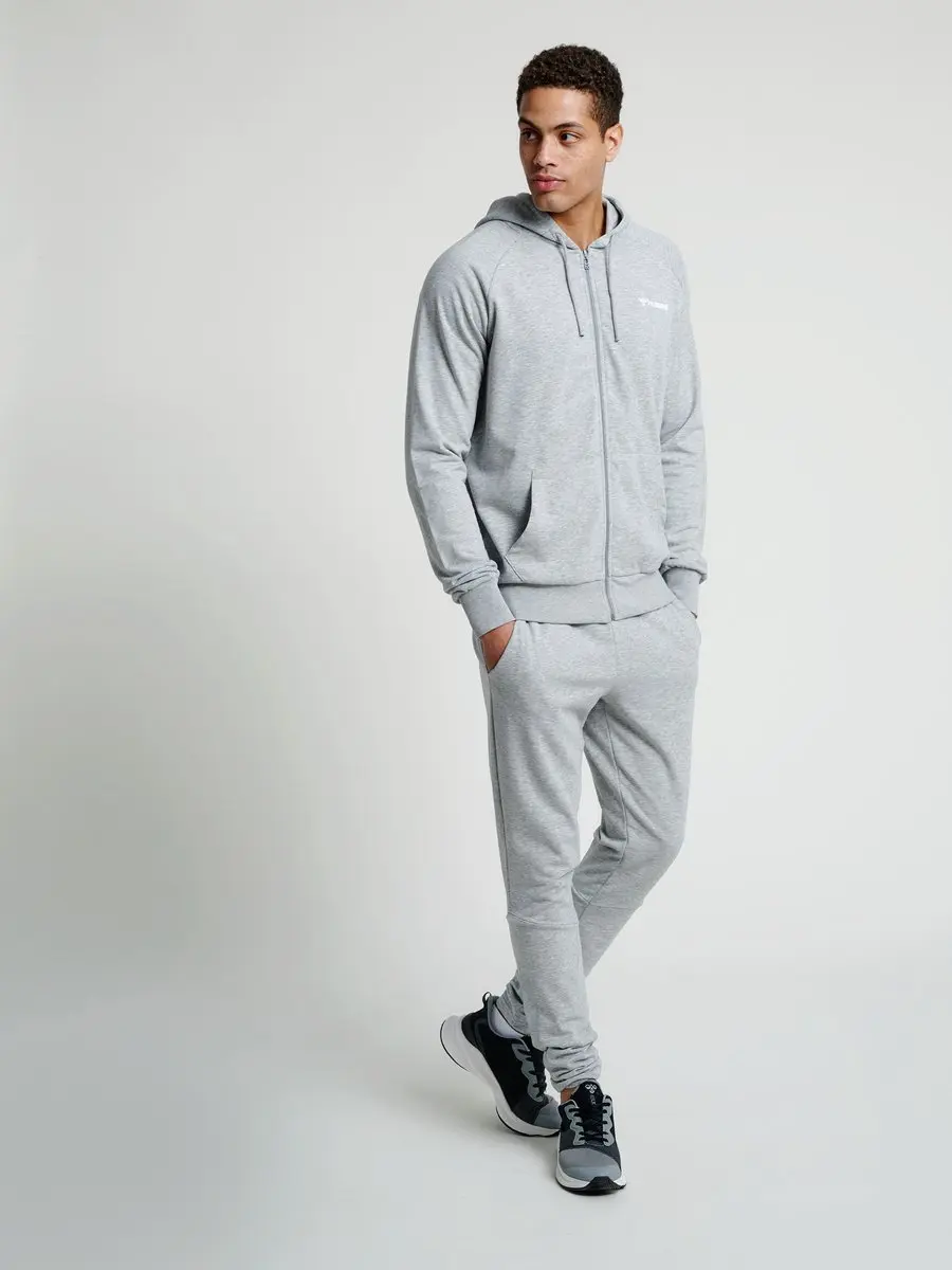 Hummel Hmlisam Zip Hoodie Trainingsjack - S - Grijs - afbeelding 6 van 6