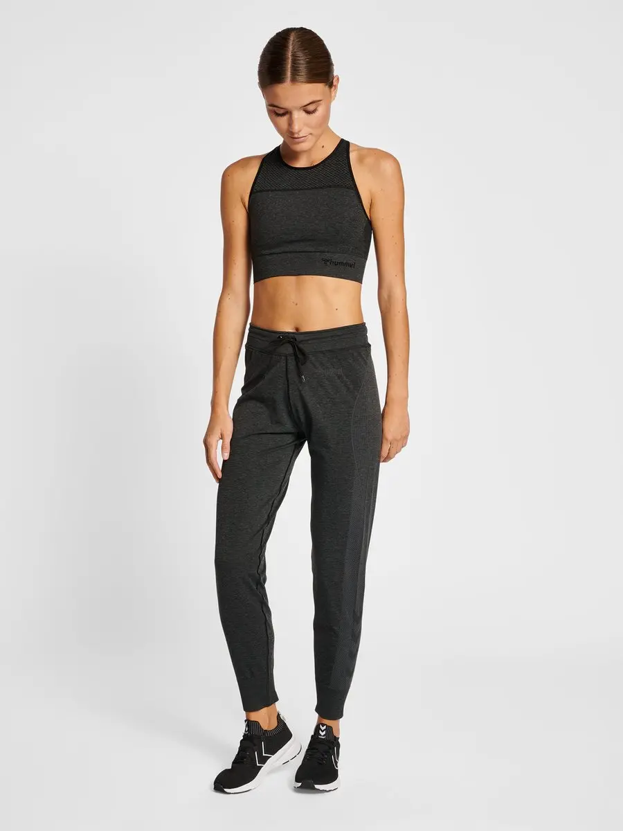 Hummel Hmlmt Hana Seamless Tapered Pants Dames Joggingbroek - XS - Zwart - afbeelding 6 van 6