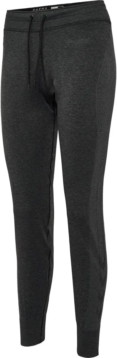 Hummel Hmlmt Hana Seamless Tapered Pants Dames Joggingbroek - XS - Zwart