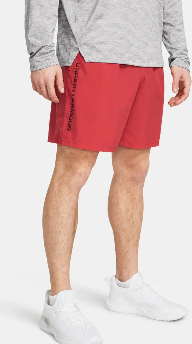 Under Armour Tech Woven Wordmarks Sportshort - Rood XL