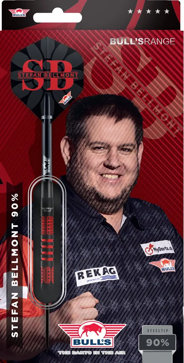 Bull's Stefan Bellmont 90% Dartpijlen - 3 Stuks
