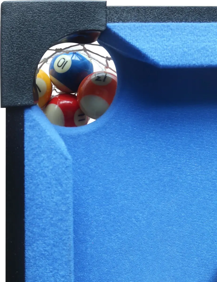 Cougar 3-in-1 Mini Speeltafel - Zwart-Blauw - 14-delig