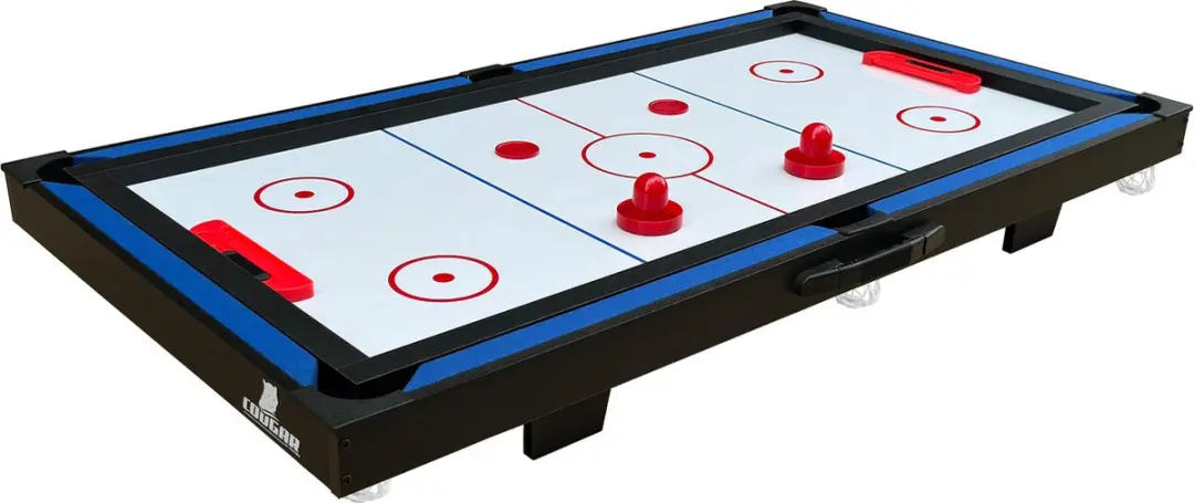Cougar 3-in-1 Mini Speeltafel - Zwart-Blauw - 14-delig
