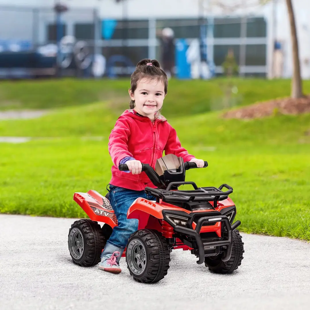 Homcom Elektroquad 6V - Rood - 370-189V90RD - afbeelding 6 van 6