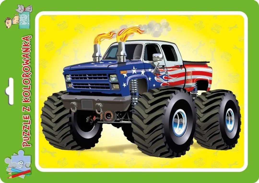 Monstertruck Puzzel 48 Stuks