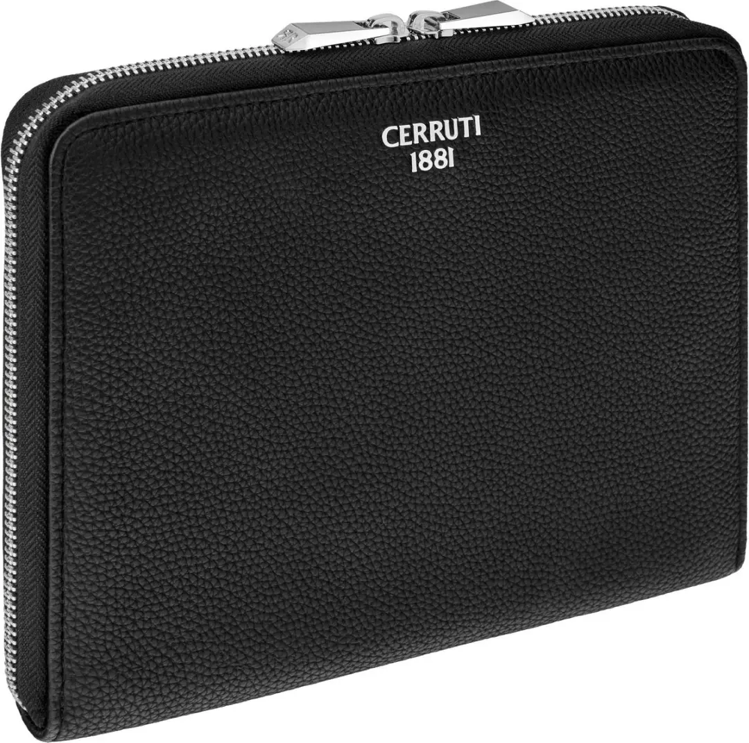 Nino Cerruti Jefferson A5 Schrijfmap - Zwart
