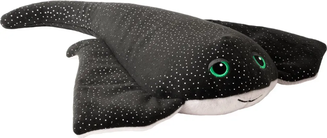 Warmies Rog Magnetronknuffel - 25 cm - Zwart